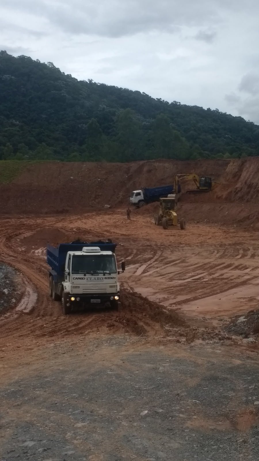 Obra de transporte de terra